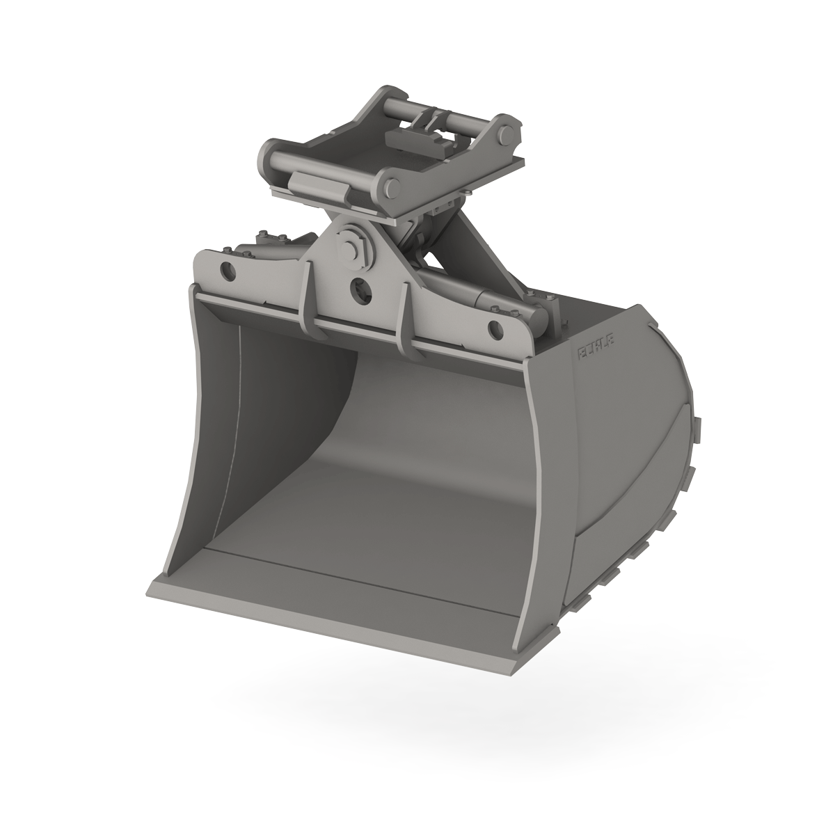 Hydrouniversalloeffel mit Hydraulikzylinder