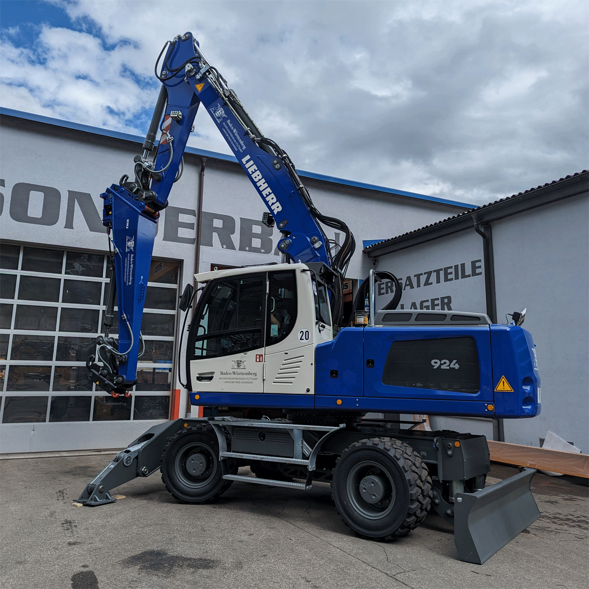 ECHLE: Umbau eines Liebherr A924