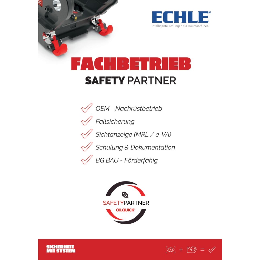 OilQuick zertifikat safety partner