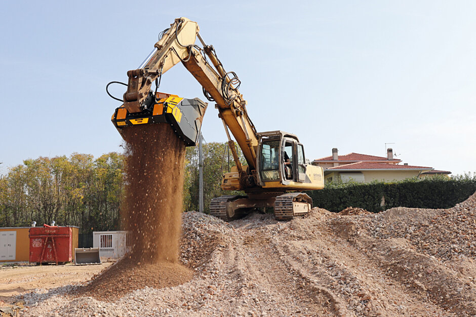 mb crusher schaufelseparator