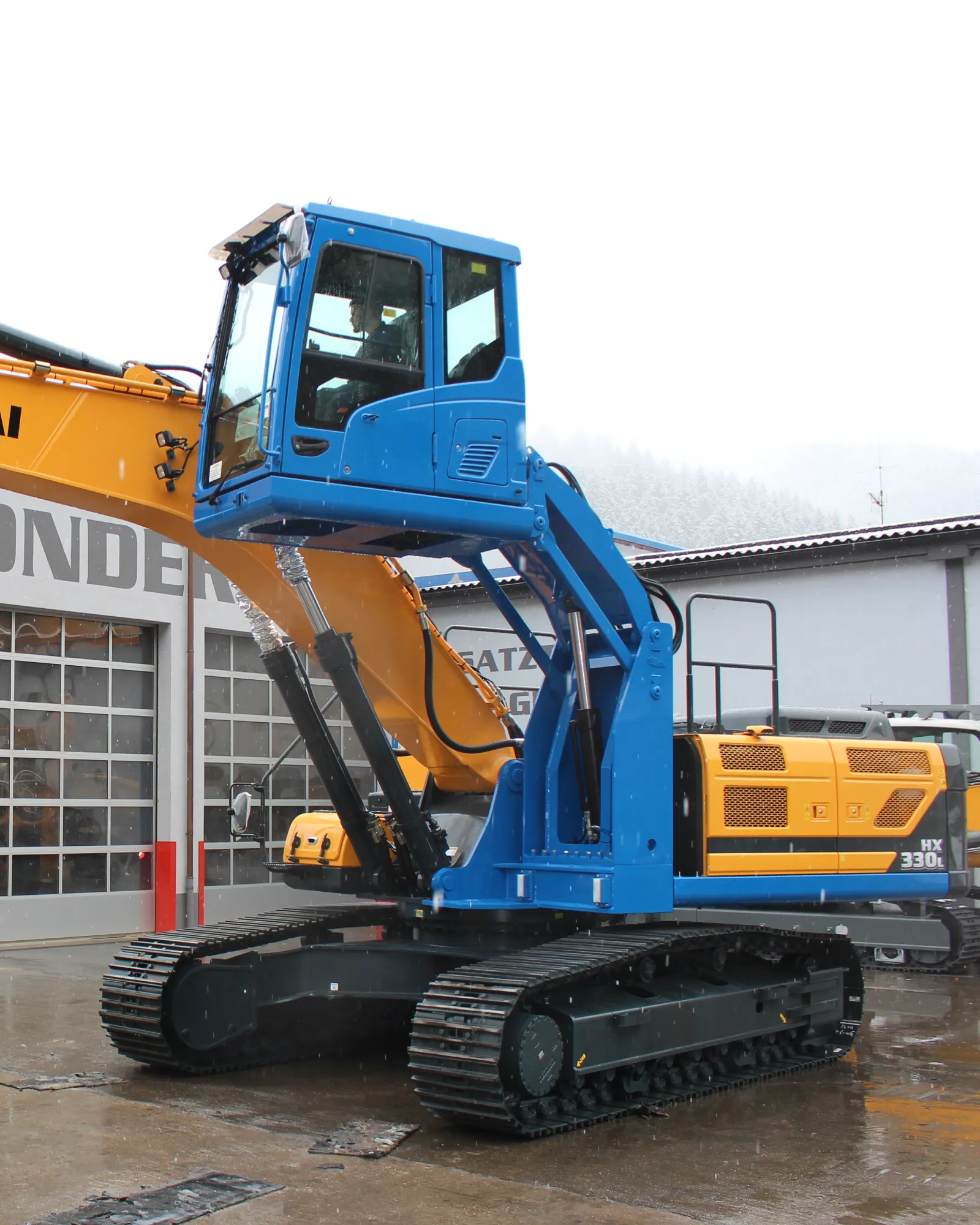 bagger echle hubkabine hyundai hx330
