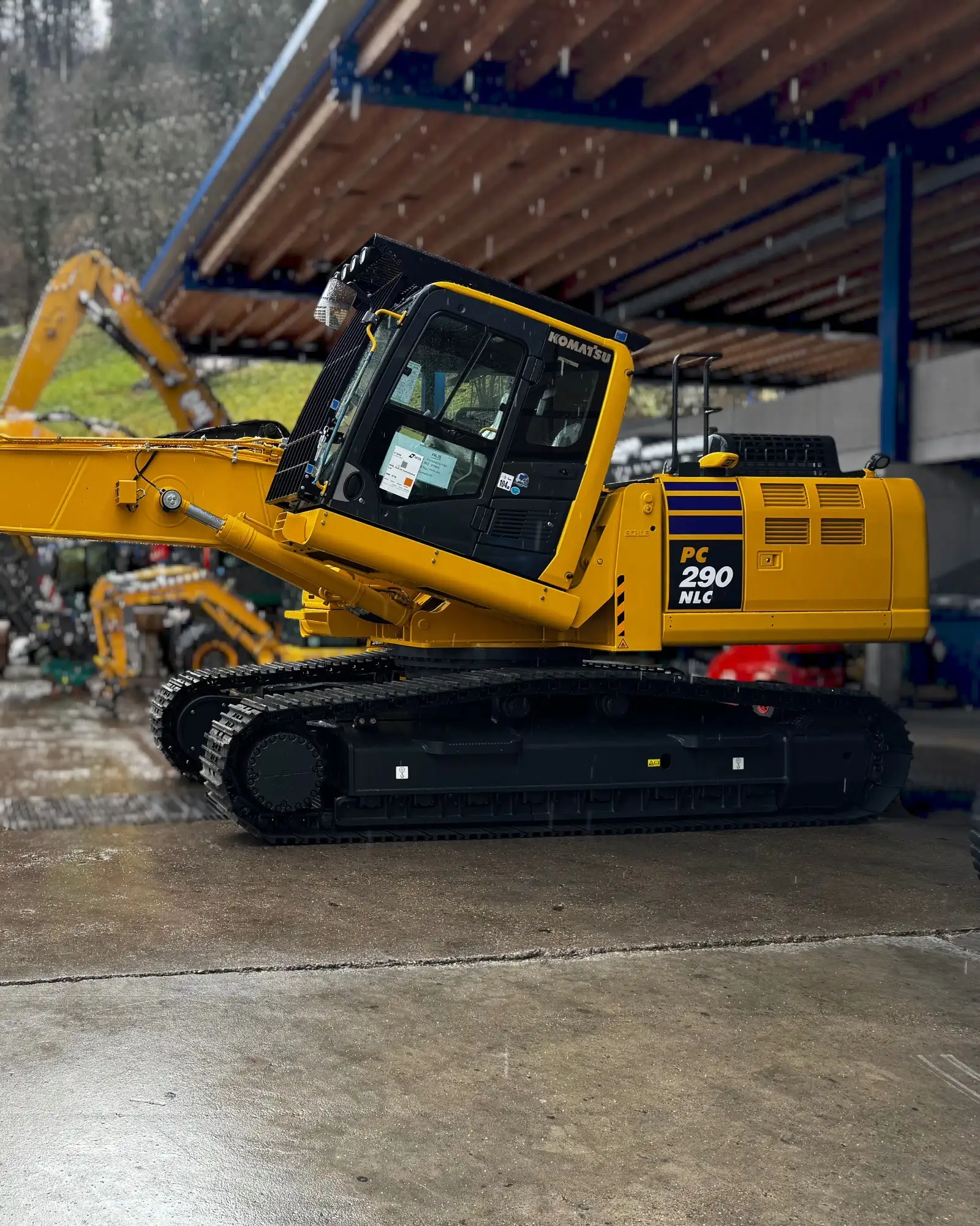 echle-bagger-kippkabine-komatsu-pc290