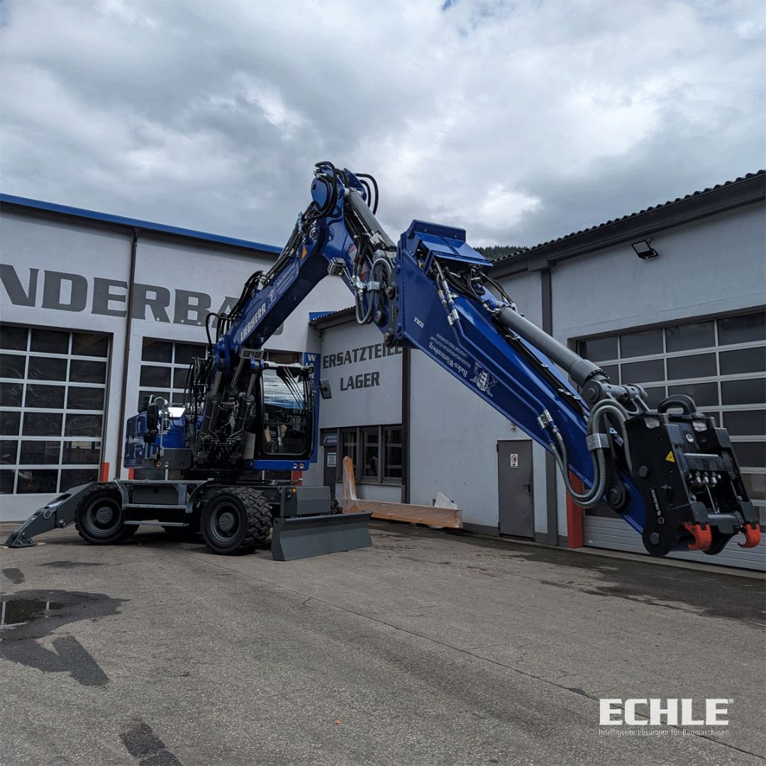 Liebherr A924 Echle Zusatzstiel Bagger